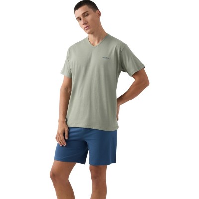 ΠΥΤΖΑΜΑ V ΛΑΙΜΟΚΟΨΗ MINERVA  ΧΑΚΙ